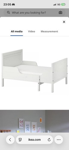 Ikea sundvik white wooden - sundvik,