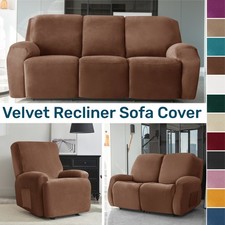 Soft Velvet Recliner Cover