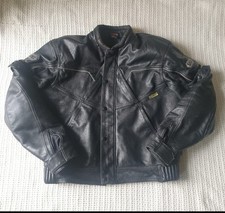 Vintage SHOEI Leather Motorcycle Jacket Large 