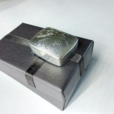 Vintage Solid Sterling Silver 925 Hallmarked Trinket/Pill Box