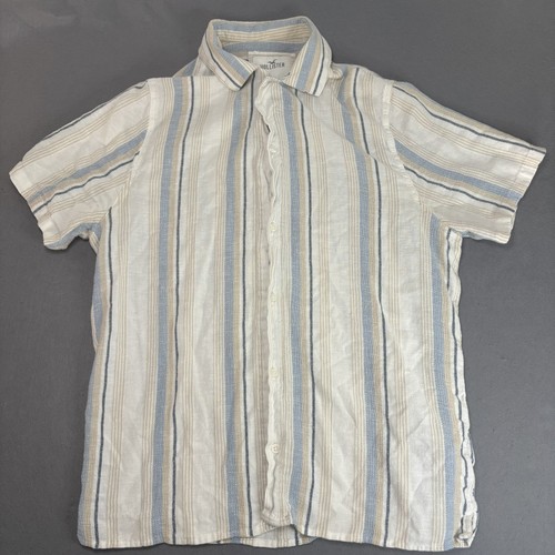 Hollister mens cream blue - mens, cream/blue