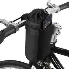 Bicycle Water Bottle Holder Bag Handlebar Cup Holder-Bag Insulated Stem Bag UK