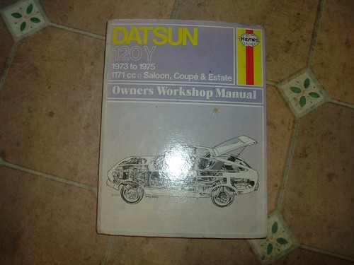 Datsun 120y haynes owners - datsun,