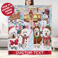 Bichon Frise Quilt Dog Bedding
