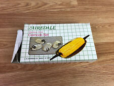 Vintage Airedale Stainless Steel Corncob Set 