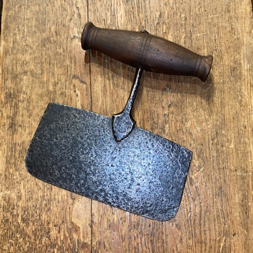 Antique leather cutter hand - antique,