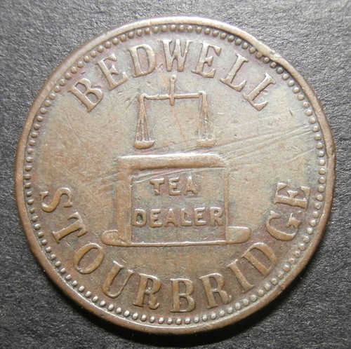 Farthing token 19thc bedwell - token,