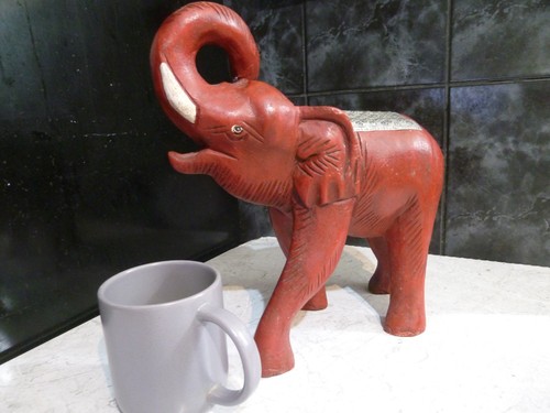 Large carved red - carved,