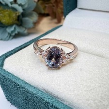 Alexandrite Ring, Stackable