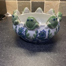 Vintage Frog Planter 17cm Wide