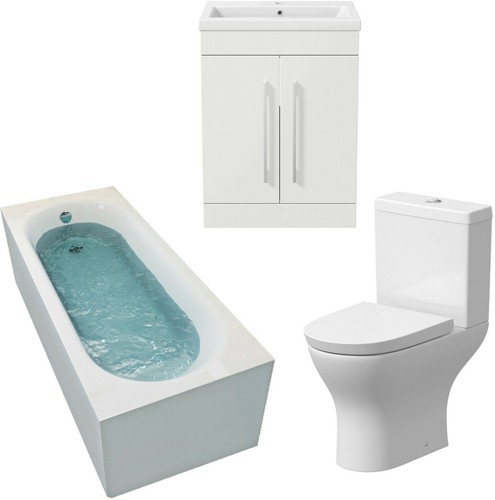1700mm gloss white - 1700mm,