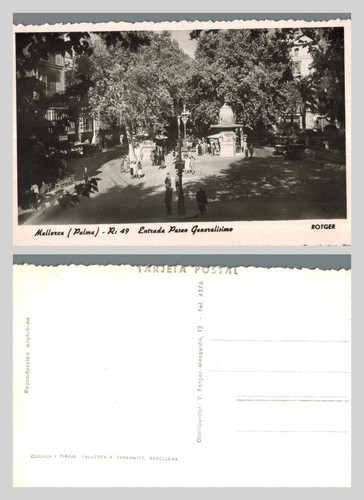 Vintage postcard mallorca - vintage,