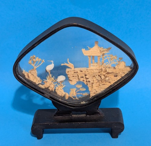 Vintage small framed art - vintage, 3d
