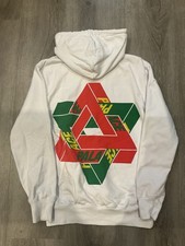 Palace White Rasta Nein Sniff Hood SS19 Size M
