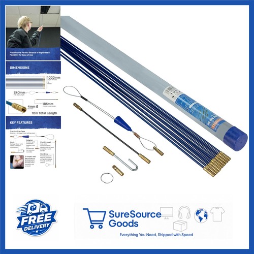 10m cable access - rod, set