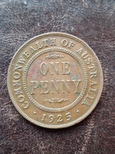 1925 Australia Penny, Key
