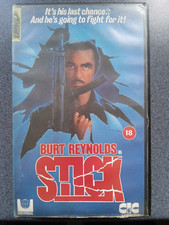Burt Reynolds Is Stick Big Box Ex-Rental VHS Video
