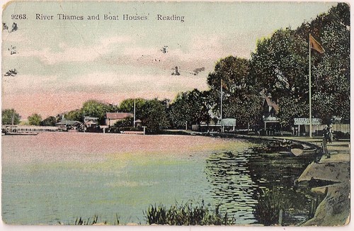 Nice old postcard river - nice,