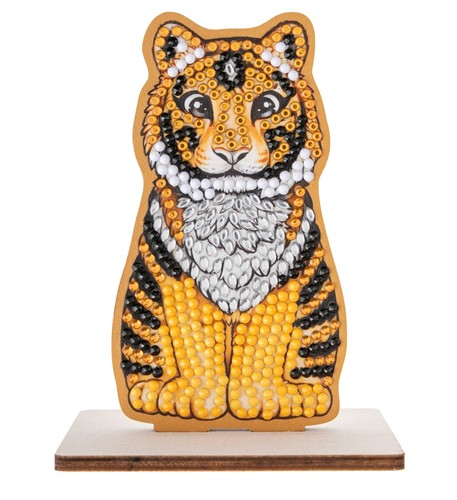 Luna tiger crystal art - art, buddy