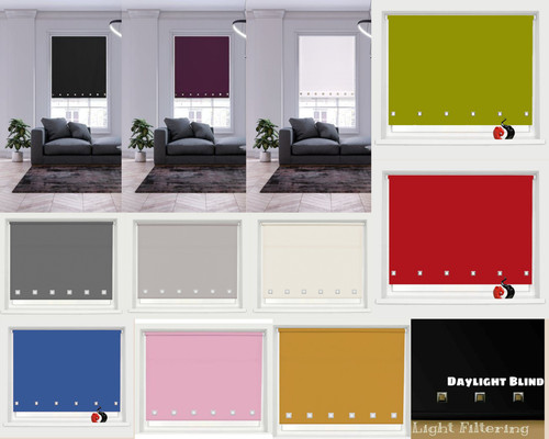 Square eyelet roller - roller, blind