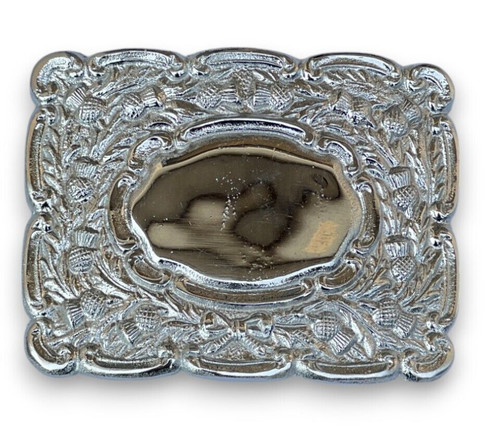 Belt buckle chrome - belt,