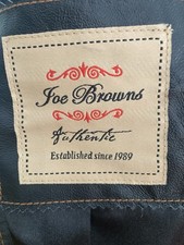 Joe Browns Women's Dark Brown Leather Jacket Size 22/24