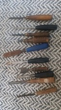10 x Mixed Woodworking Chisels
