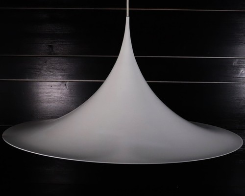 Large semi pendant - large, fog