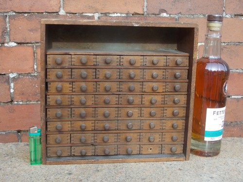 Antique miniature chest - antique,
