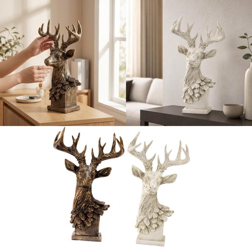 Deer head statue animal - deer,