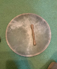 Vintage Waltons Irish Bodhran Drum 18" with Soft Case W Beater Original