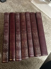 Job Lot 7x Guild Publishing Hardback Classics Vintage Faux Leather Set of Books