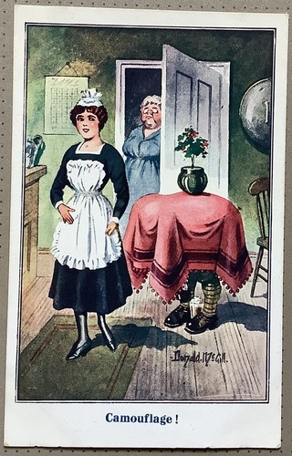 Ww1 donald mcgill humour maid - ,