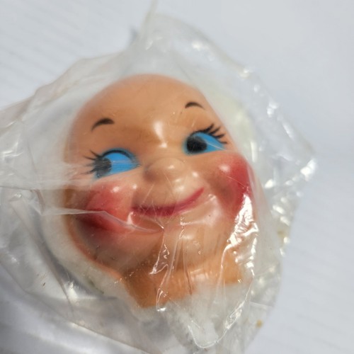 Vintage doll mask face - face, white