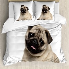 Pug Duvet Cover Young Puppy