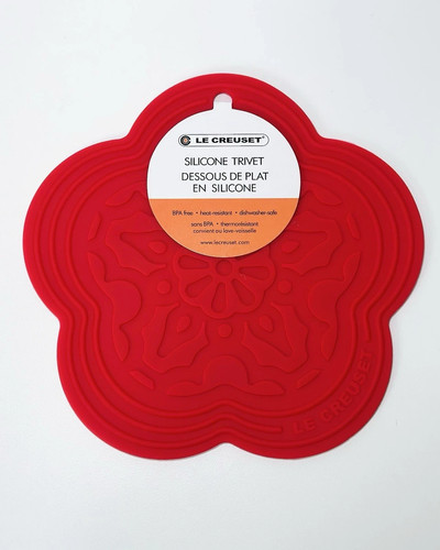 Creuset silicone trivet - le,
