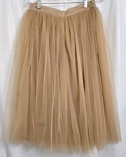 Tulle Skirt Beige Sz Small