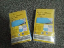 Single Fitted Blue Bed Sheet Kirkton House 90 x 190 x 26 cm approx x 2