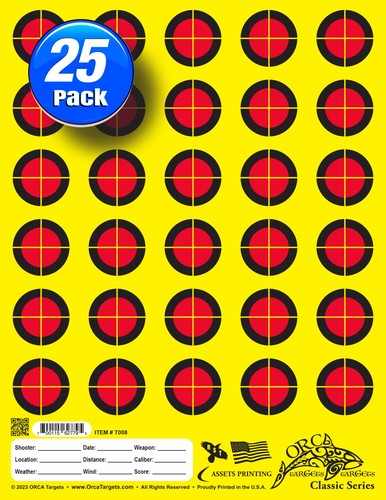 Pack range shooting - 25, pistol