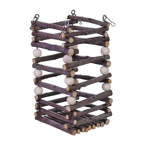 Willow wooden hanging natural - wooden,