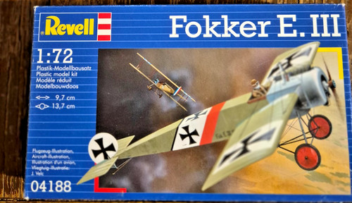 Rare vintage revell - vintage, fokker