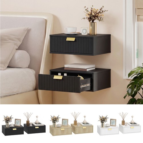Floating nightstands set 2 - floating,