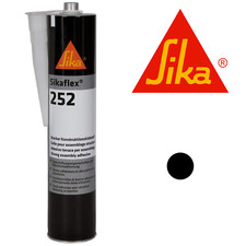 Sikaflex 252 - Black - Sealant Adhesive - UK Stock - Sika - EXP:01/26