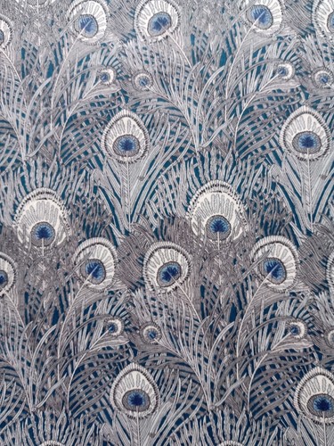Hera peacock feather - hera, blue