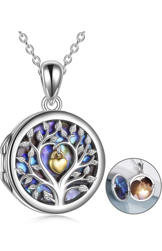 Vonala tree life locket - tree, of