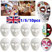 Blank Full Face Masks - Diy