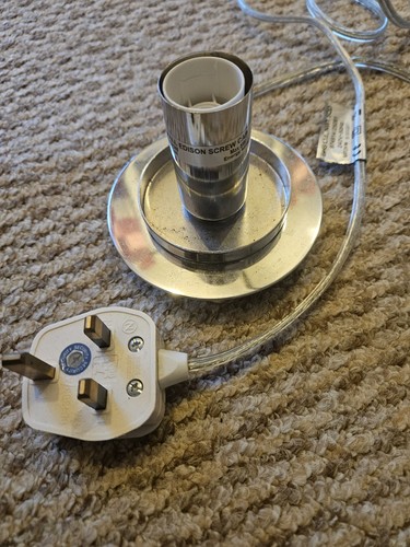 Lamp base with - with, plug