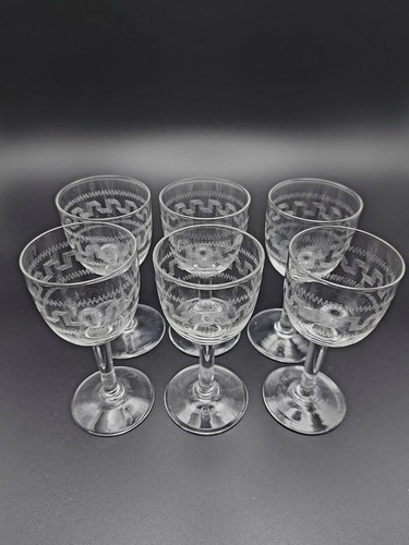 Antique victorian etched - 6,