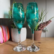 Pair Of Hand Decorated