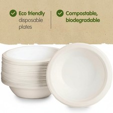 Bagasse Bowls Party Plates For
